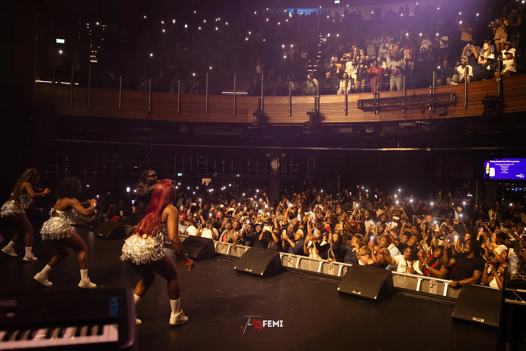 Packed crowd at indigo at The O2